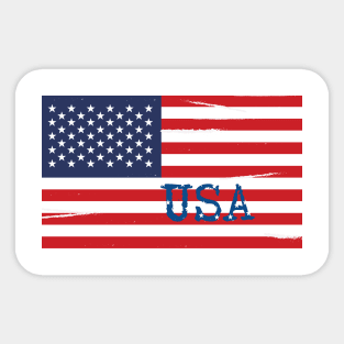 USA Flag- American Flag -Freedom Sticker